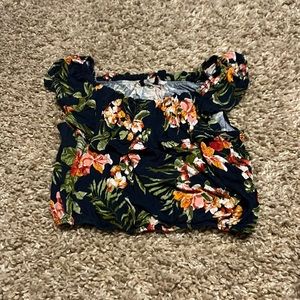 Crop top floral